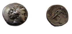 Ancient Coins - Lokris Opuntia Opus 338-300 BC AR one quarter Stater 2.25gm