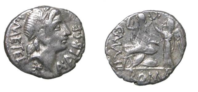 Ancient Coins - Caecilius Metellus. L Caecilius Metellus. 96 bc. AR Denarius.