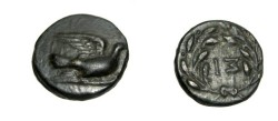 Ancient Coins - Greece Peloponnesos Sikyon 4th - 3rd century BC AE 14 S-2781