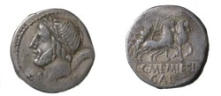 Ancient Coins - L Memmius Denarius. 109-108 BC.