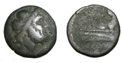 Ancient Coins - Roman Republic AE semis 2nd Century BC