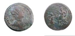 Ancient Coins - Roman Egypt Trajan AE1 Drachm Yr 17 113/14 98-117 AD