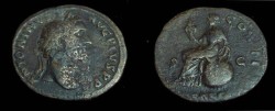Ancient Coins - Antoninus Pius AE Sesterius