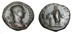 Ancient Coins - Severus Alexander 222-235AD AE Sestertius RIC 446