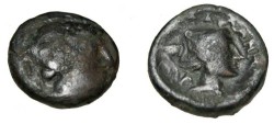 Ancient Coins - Thessaly Phalanna AE 19 Ca 350 BC S-2180