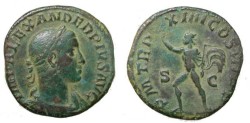 Ancient Coins - Severus Alexander 221 - 235 AD AE Sestertius