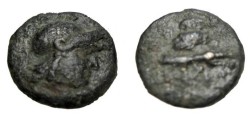 Ancient Coins - Asia Minor Ionia Priene 3rd Cent BC AE 17 S-4554 Scarce
