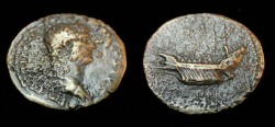 Ancient Coins - Hadrain 117-138AD AE Sestertius
