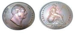 World Coins - Great Britain  William III 1d  1831  KM707