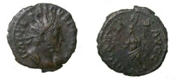 Ancient Coins - Tetricus AE Antinianus Rev Hiliaritas S-3100