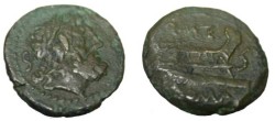 Ancient Coins - Caecilla -22 Q CAECILILIUS METELLUS 130 BC AE Saemis 6.82 gm