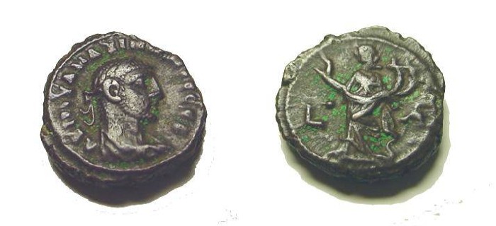 Maximianus 286-305 A.D. Potin Tetradrachm