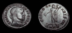 Ancient Coins - Maximinus  305-313 AD AE Follis