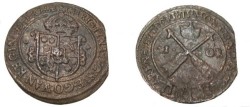 World Coins - Sweden Christina 1632-1654 Avesta 1 Ore 1647 MDCXLVII KM# 162.2