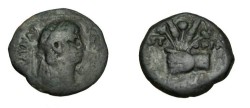 Ancient Coins - Claudius Alexandria Egypt 41-54 AD Obol BMC103-5 Köln E-89 Milne 116