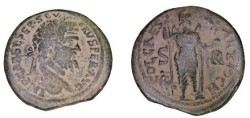 Ancient Coins - Septimus Severus 193-211 AD AE 32 Pisidia Antiochia 26.75gIMPCAESE SEP SEV ERVS PER AVG