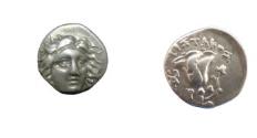 Ancient Coins - Greek Carian Is.  Rhodes 304-167BC  AR Drachm  2.64 gm