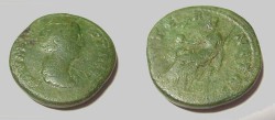 Ancient Coins - Faustina Senior  AE Sestertius 14AD