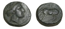 Ancient Coins - Thessaly Larissa AE 17 360-325BC S-2129