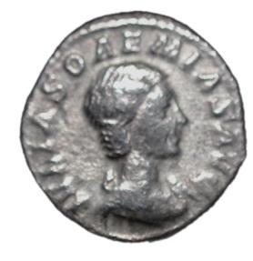 Ancient Coins - Roman Imperial Julia Soaemias Mother Elagabalus d 222 AD AR Denarius 2.83 gm
