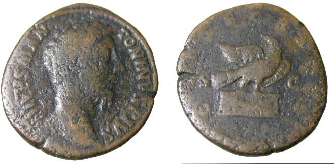 Ancient Coins - Marcus Aurelius Ae Sesterius 161-180AD