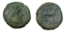 Ancient Coins - Macedonia, Amphipolis AE 17 187-31 BC