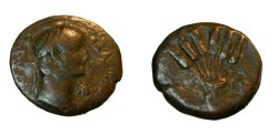 Ancient Coins - Claudius 41-54AD Diobol Alexandria Egypt
