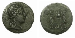 Ancient Coins - Baktrian Kingdom, Euthydemos II, Nickel didrachm c. 190 - 171 B.C.