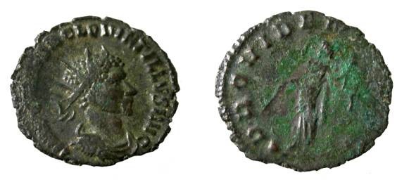Ancient Coins - Quintilus 270AD Billion Antonianus