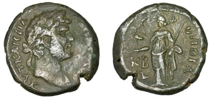 Ancient Coins - Hadrian Roman Egypt 117-138AD Billion Tetradrachm
