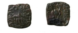 Ancient Coins - Indo Skythians Azes I Ca 57 - 35 BC AE 1/4 Unit