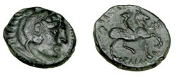 Ancient Coins - Macedonian Kingdom Kassander 319-297BC AE19 S-6754