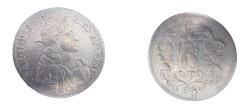 World Coins - Italy  Naples  1693 Carlo II Ducato 100 Granna