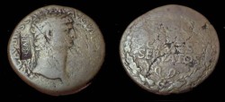 Ancient Coins - Claudius. 41-54 AD. Æ Sestertius
