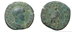 Ancient Coins - Gordian III 238-244AD AE Sestertius C.231