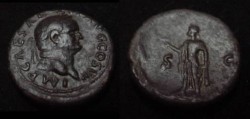 Ancient Coins - Vespasian AE As. 76 AD