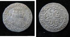 World Coins - 2 1/2 reali Carlo II  1694-1700 Argent  23mm  KM #25  MIR #86