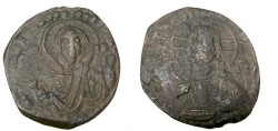 Ancient Coins - Anonymous Follie Attributed to Ramanus IV 1068-1071 AD S Class G # 1867