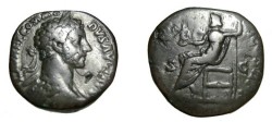Ancient Coins - Commodus 177-192 AD AE Sestertius IOVI VICTORI IMP III COS II PP RIC 294