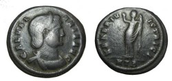Ancient Coins - Galeria Valeria AE Follis Wife of ValerianI HTB in exer