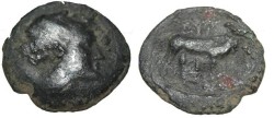 Ancient Coins - Eubia, Histiaia AE 21 350-340 BC S-2499