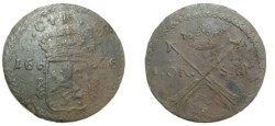World Coins - Sweden Karl XI 1660-1697 1 Ore S.M. 1676 KM #264b
