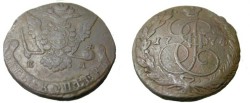 World Coins - Russia 1774EM  5 Kopek