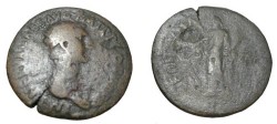 Ancient Coins - Nerva 96-98 AD AE Dupondius Fortune Avgvst S-963