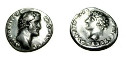 Ancient Coins - Antoninus Pius 138-161 AD AR Denarius S-4522 RIC 411b