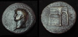 Ancient Coins - Nero, AE sestertius,