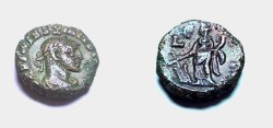 Ancient Coins - Maximianus 286-305 A.D.   Potin Tetradrachm
