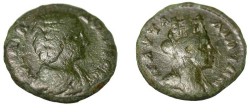 Ancient Coins - Julia Domna AE22  Paulia 170-217 AD