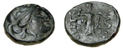 Ancient Coins - Thessalian league AE 20 196-146 BC S-2237