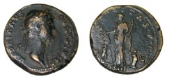 Ancient Coins - Hadrian 117-13 AD AE Sestertius